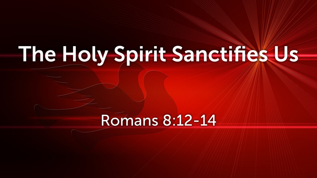 The Holy Spirit Sanctifies Us