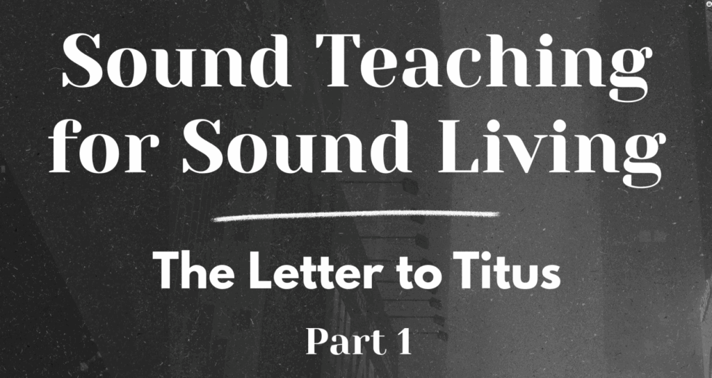 Sound Teaching for Sound Living